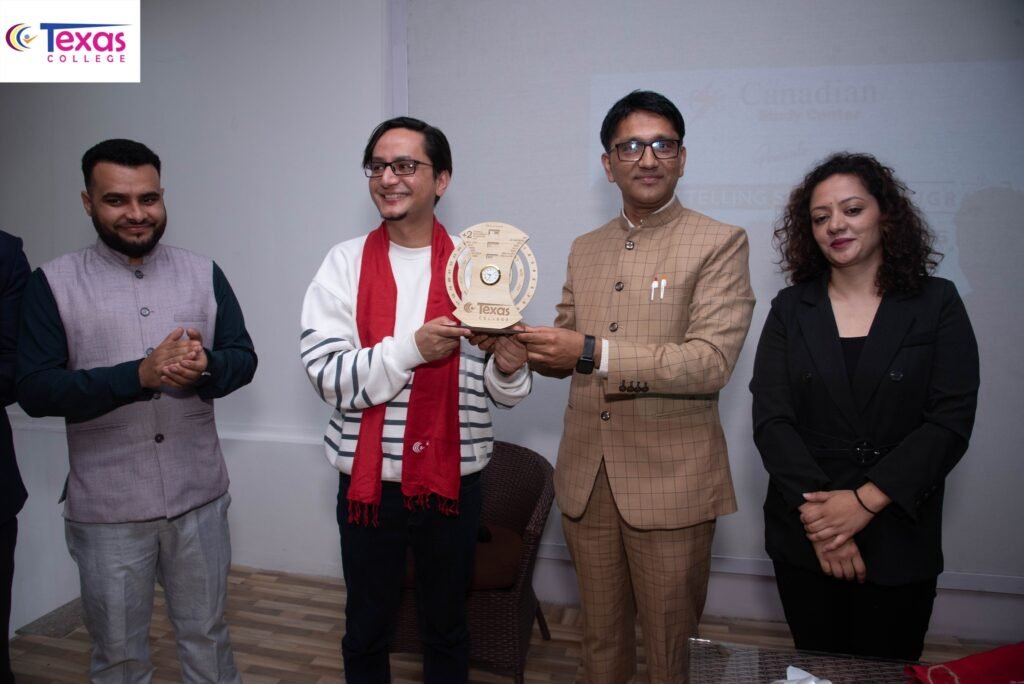 Story Telling Session with Mr.Saigrace Pokhrel at Texas International College
