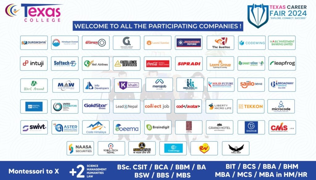 An invitation to our students for tomorrow: Texas Career Fair 2024